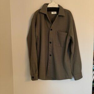 Mens Produkt Winter Green Over shirt Large